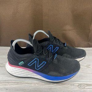 New?Balance Fresh Foam Roav Black Multi Running Shoe Sneaker - Womens 9
